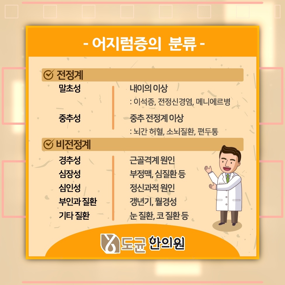 어지럼 증상별 원인 이해와 생활 속 대응 방법